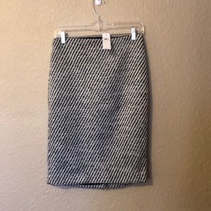 Ann Taylor textured pencil skirt size 0